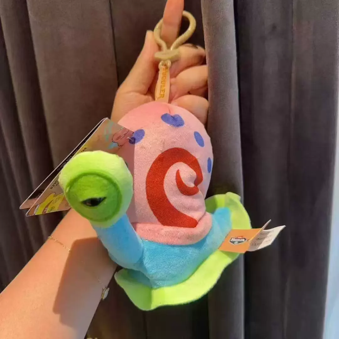 2026 Original Fuggler Spongebob und Patrick Schlüsselanhänger Plüschtiere Lustige Hässliche Zahnmonster Stofftierpuppe Sammlerstück für Kinder
