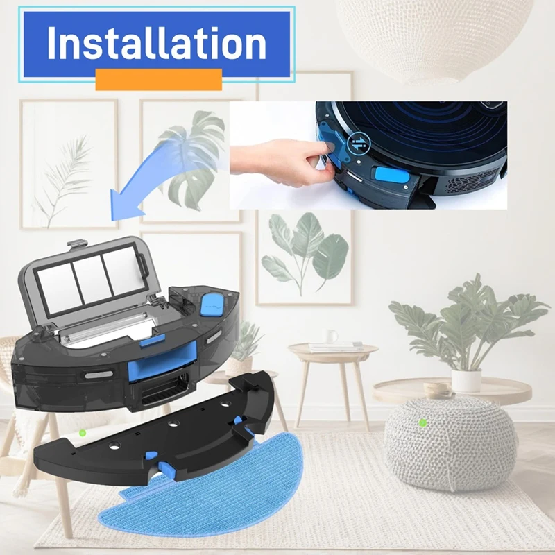 ملحقات لروبوت تيكوم بديل الفراغ ، L9000 ، L8000 ، Laresar L6 Nex ، Honiture Q6 SE ، Lubluelu SL60D