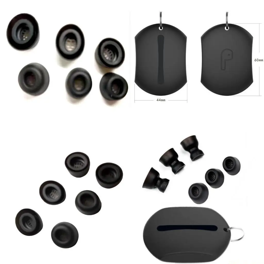 

M5TD Ear Buds Tips Plugs Soft Silicone Wireless Earbud In Ear Cover for FreebudsPro