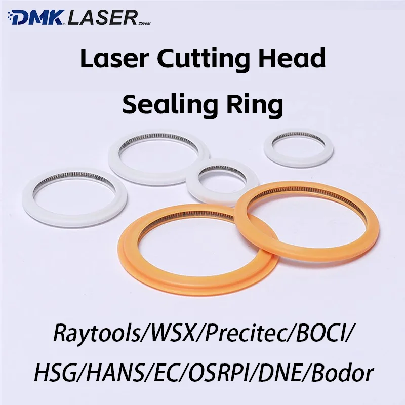 Laser Cutting Head Seal Ring PTFE O-ring Protective Lens Press Ring Gasket For Raytools WSX BOCI Fiber Laser Cutting Machine