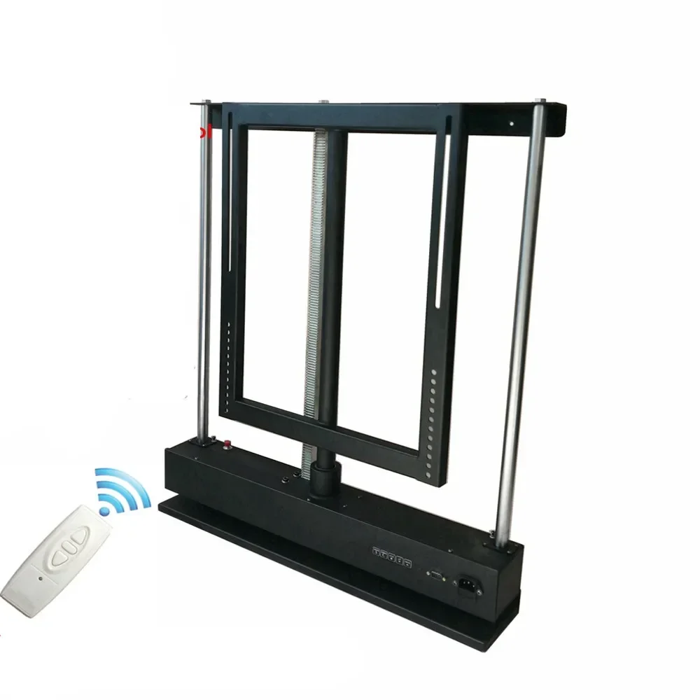 2025/55 "-60" بمحرك لأعلى ولأسفل، حامل رفع تلفزيون بمحرك 340 درجة #2