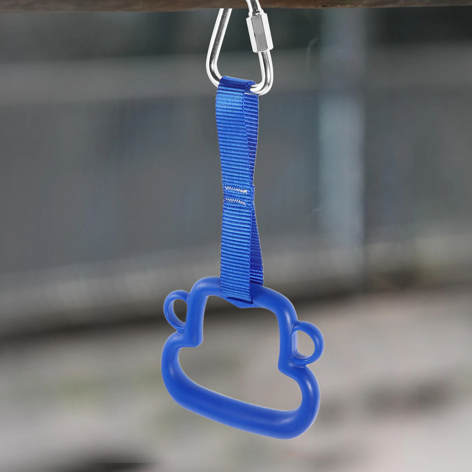 

Hanging Rings Gymnastics Equipment for Outdoor Training Durable Reliable Monkey Shaped Coordination Skills