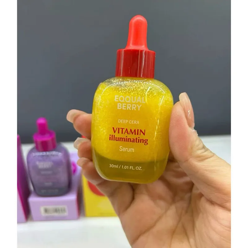 EQQUALBERRY Deep Care - مصل Bakuchiol Plumping 5000 جزء في المليون بديل الريتينول، مصل إضاءة الفيتامينات، العناية بالبشرة