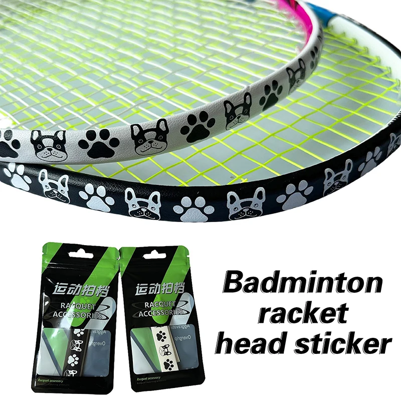 Cinta de envoltura para la cabeza, Protector de borde de raqueta de bádminton, resistente al desgaste, Reduce el impacto y la fricción