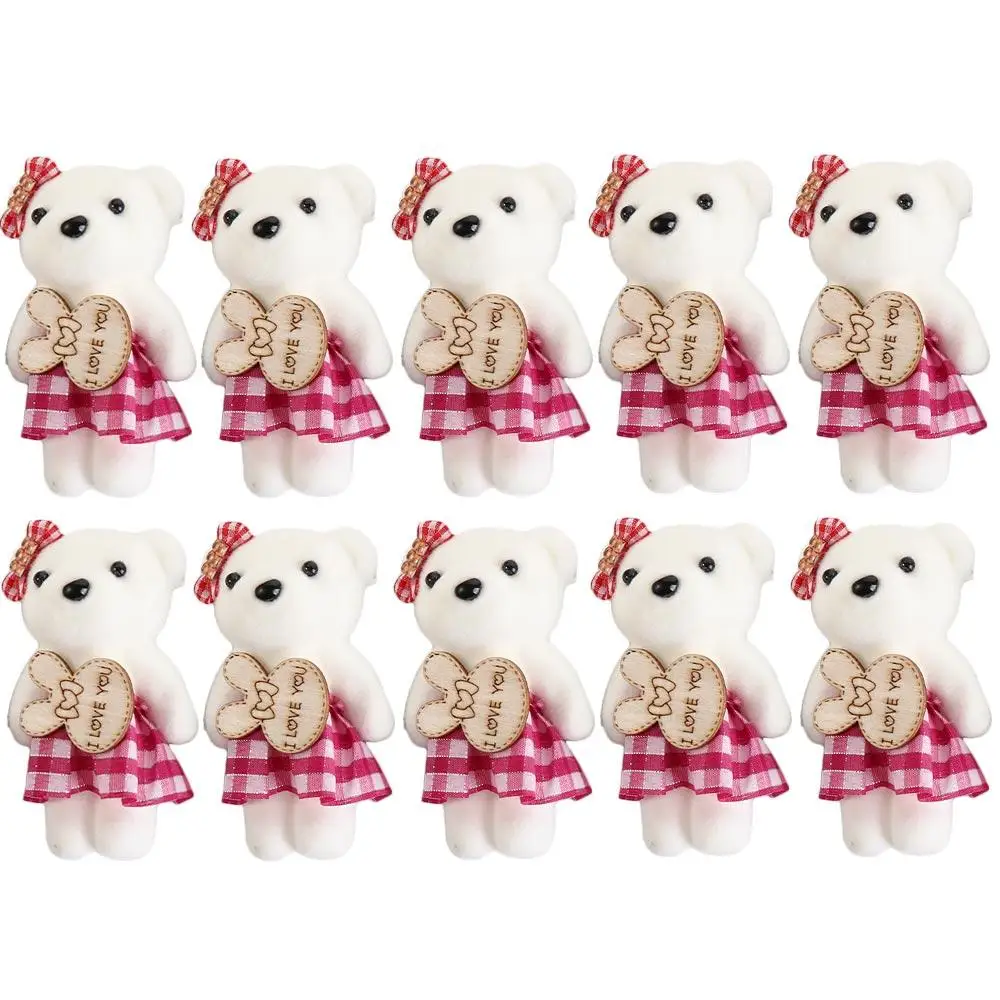 10pcs/bag Anime Bouquet Foam Bear Bear Foam Cartoon Mini Bear Flower Bouquet Animal 10cm Cartoon Bouquet Graduation Gifts