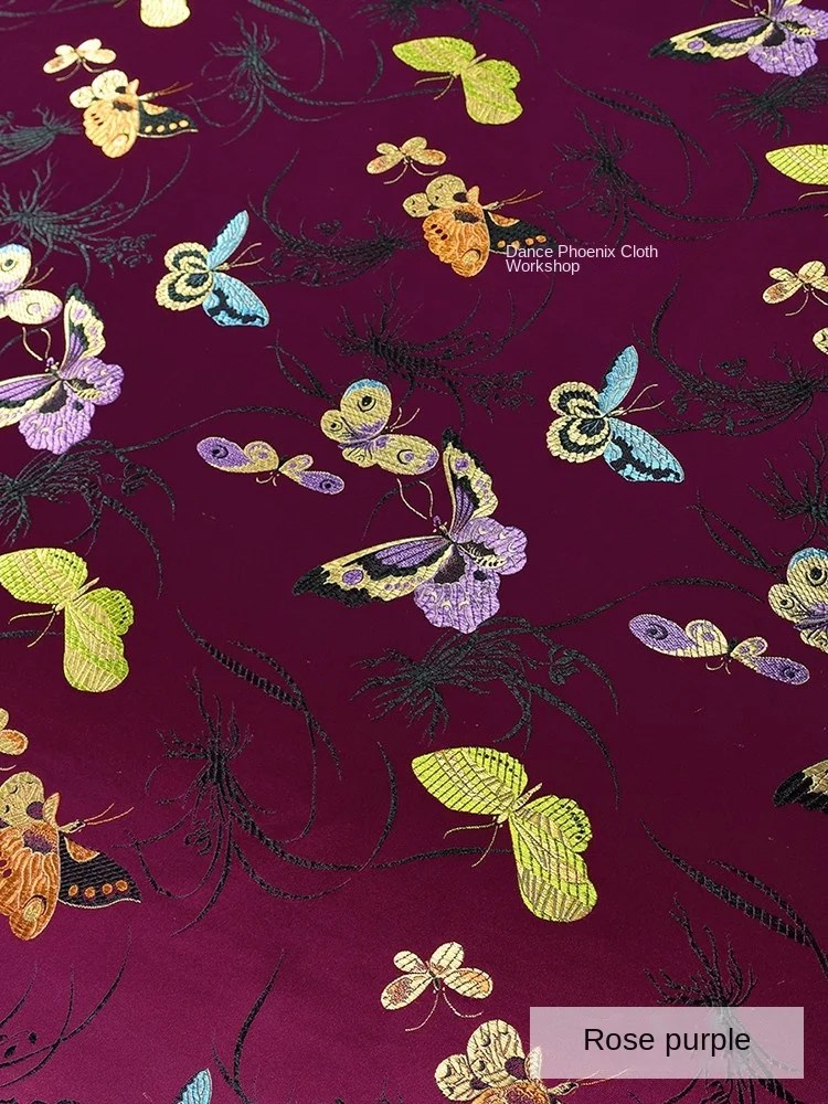 Brocade Jacquard Fabric New Chinese Style Jacket Vest Apparel Sewing Fabric Wholesale Cloth Meters Diy Material