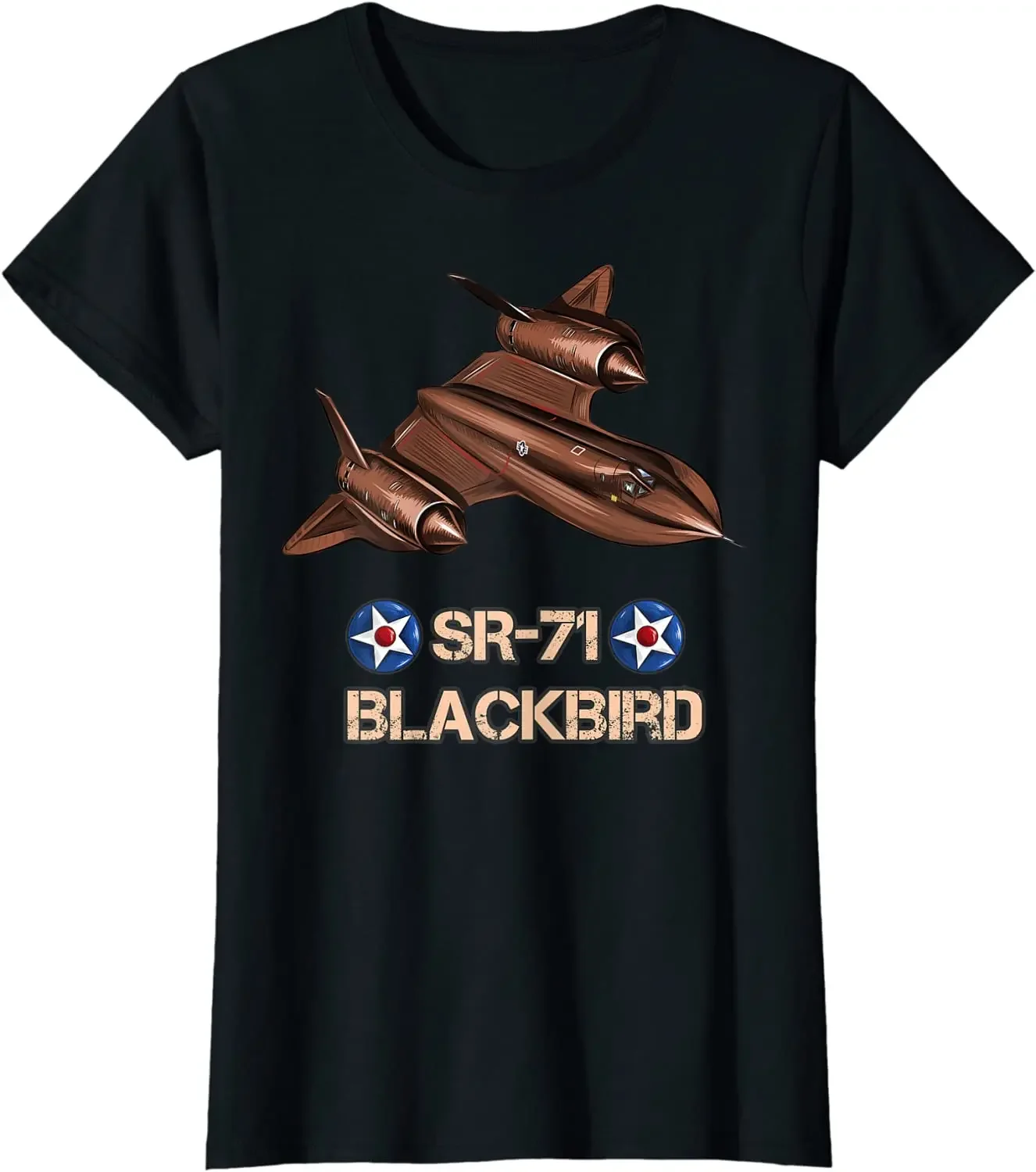 American SR71 Blackbird Reconnaissance Aircraft T-Shirt 100% Cotton O-Neck Summer Short Sleeve Casual Mens T-shirt Size S-3XL