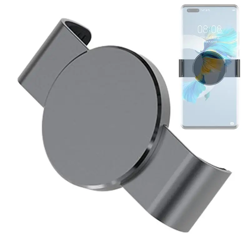 Metal Phone Clamp For Magnetic Car Mount Phone Clip For Magnet Phone Car Holder For IPhone Samsungxiaomi Smartphone