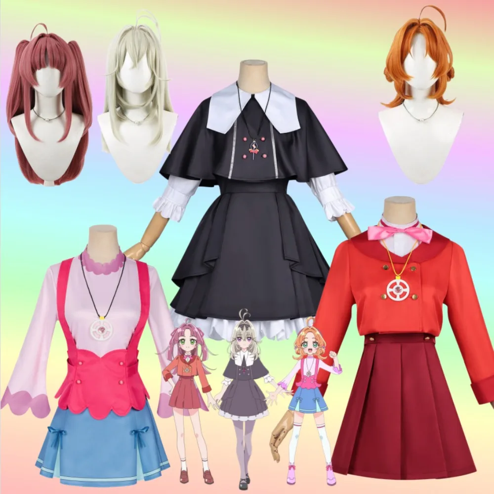 

Star Detective Precure Mori Aruruka Kobayashi Mirai Akechi Anna Daily Wear Cosplay Costume Dress Full Set Women Anime Outfit