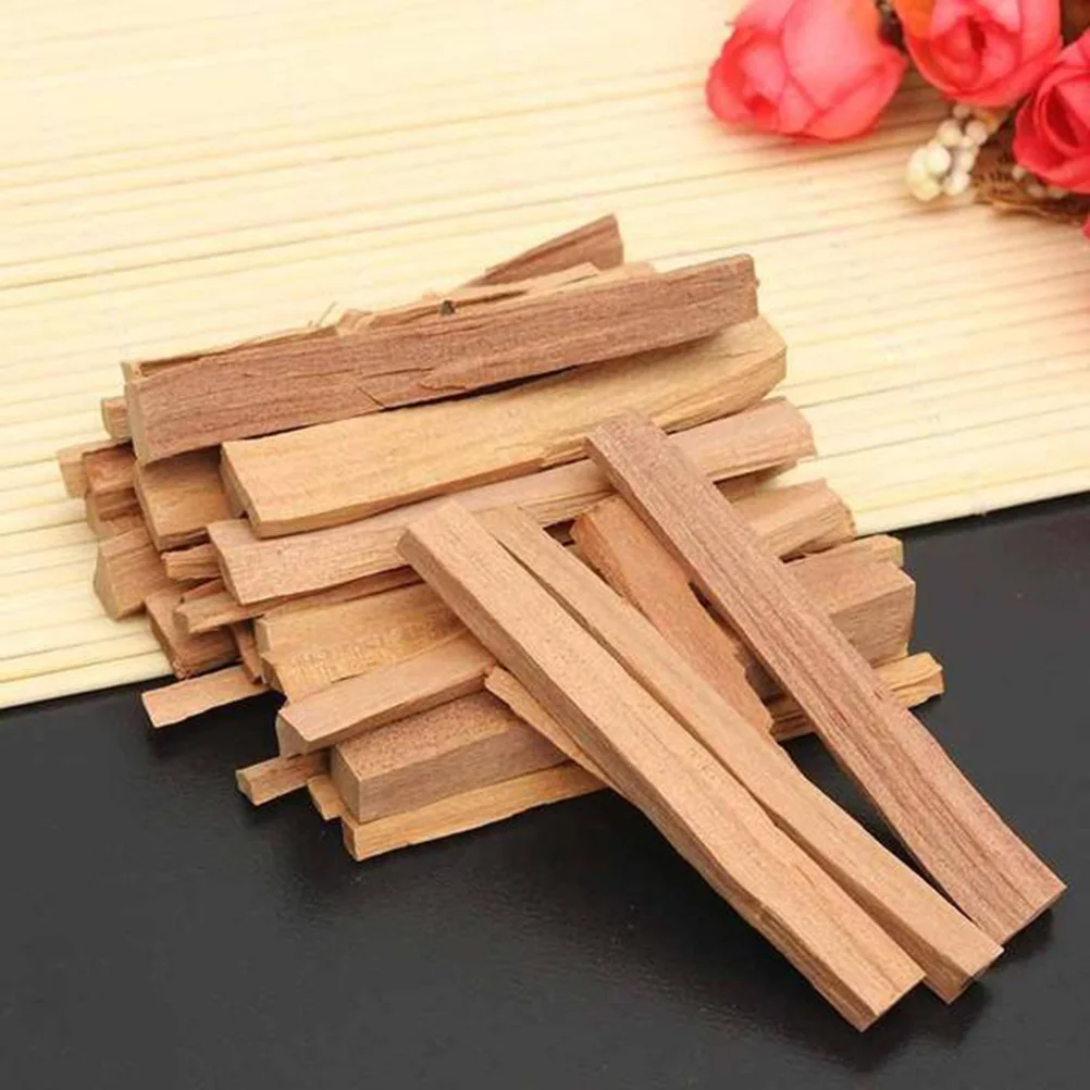 Sticks Sandalwood Wood Fragrance Burning Stick Smudging Wooden Smudge Resin Santo Sandal Natural Holy Meditation Fragrant