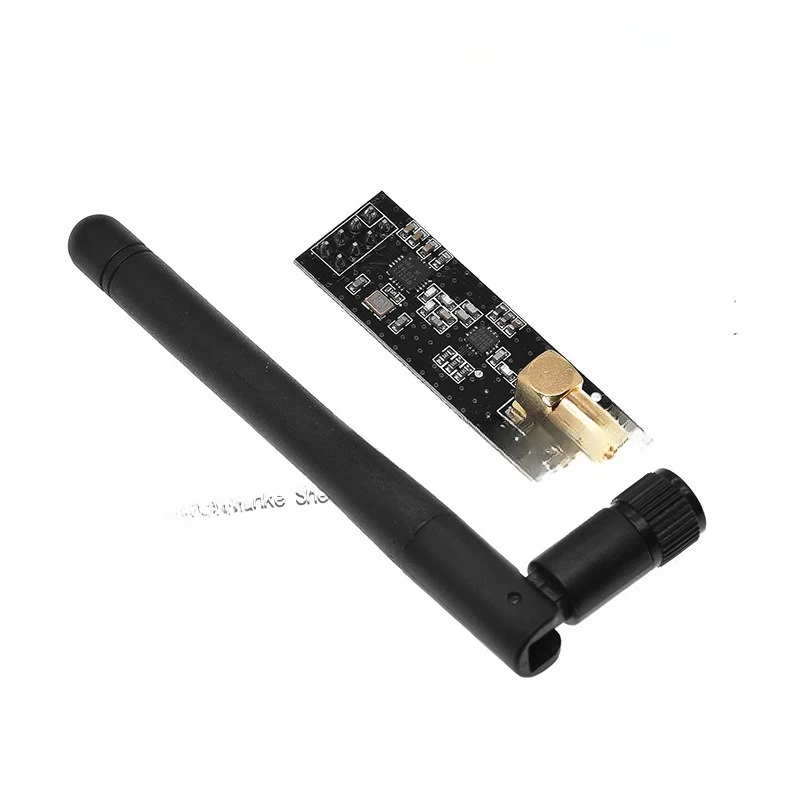 Direct du fabricant : module sans fil longue portée NRF24L01+PA+LNA de 1100 m (antenne incluse)