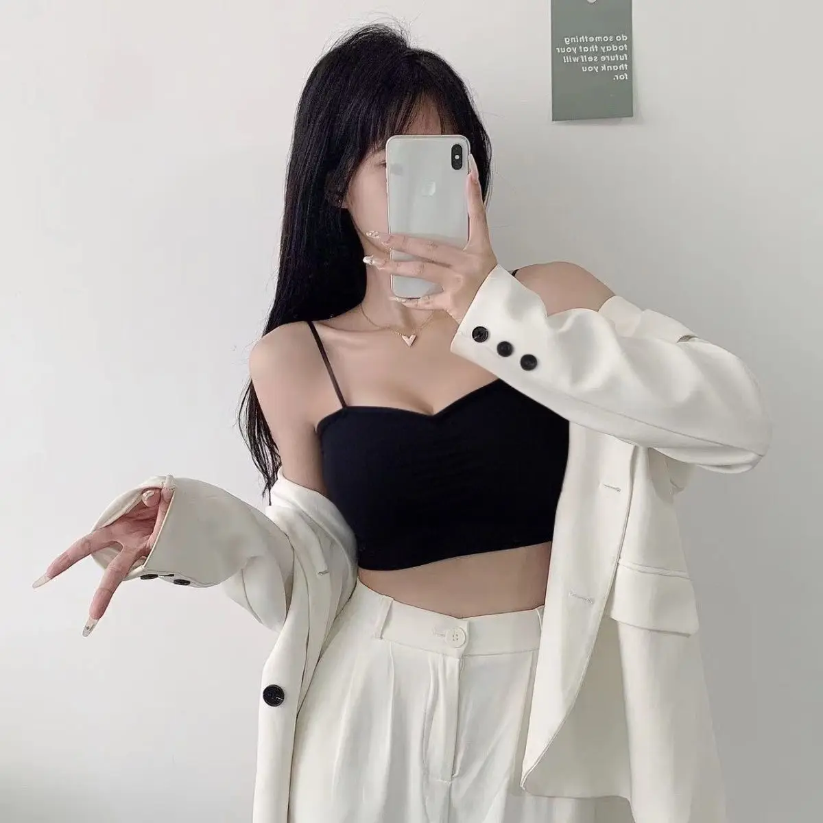 8CM small chest gathering ice silk underwear sexy breast big without underwire