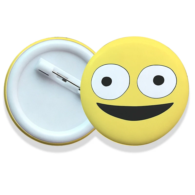 Smiling Friends Badge Backpack Clothing Collectible Accessories Badges Kawaii Peripheral Lapel Pins Souvenir Cute Birthday Gifts