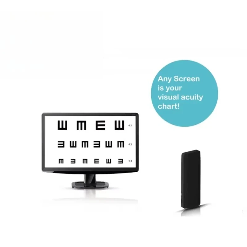 Commercial Grade Portable Digital Visual Acuity Chart LCD Vision Screen Compatible With All Sizes For