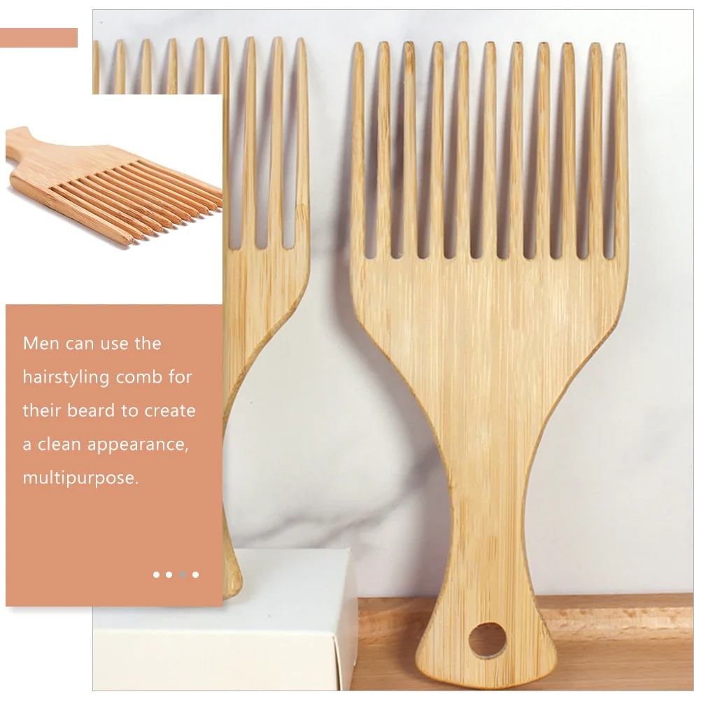 

Multifunctional Wooden Comb for Men Women Styling Hairdressing Tool Ergonomic Design Lightweight Portable Travel Home Use