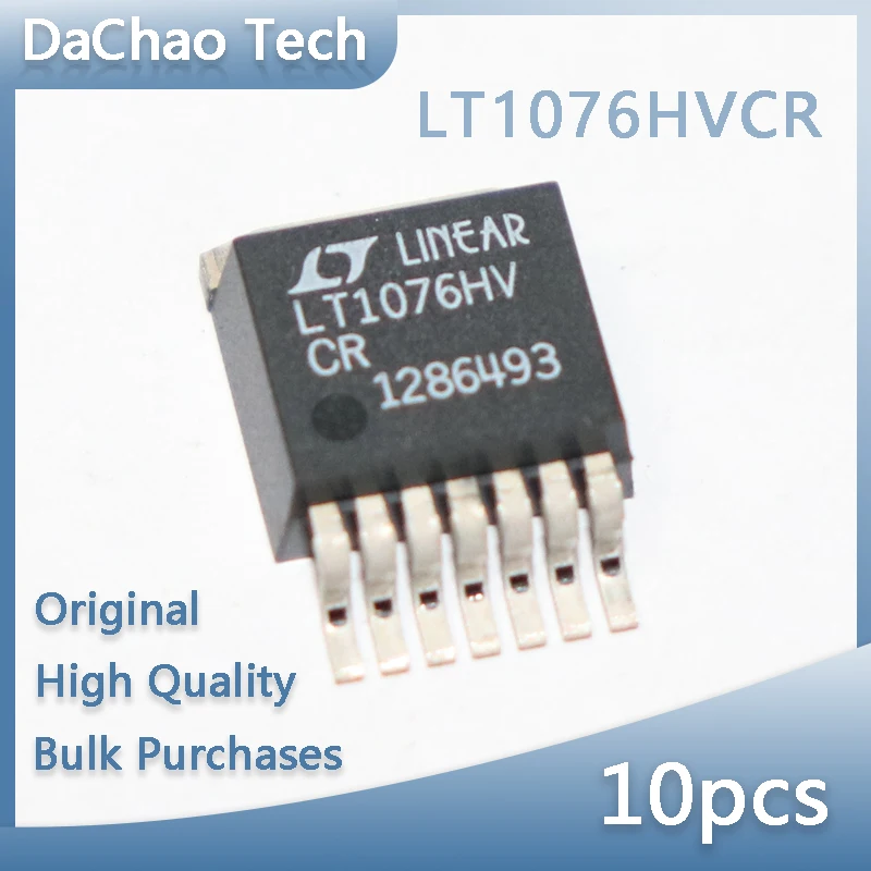 

10pcs LT1076HVCR 2.5-50V 2A TO-263-7 LITEON Step-Down Switching Regulator Original New