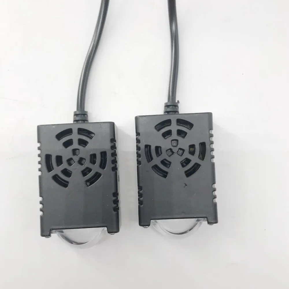 Автомобильная решетка, мини-матричная лазерная фара, сетчатая решетка, желто-белый светодиодный прожектор для мотоцикла, высокая видимость, всепогодная