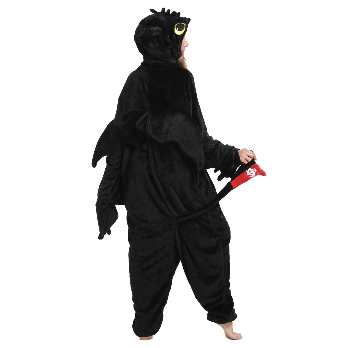 Kigurumi Onesie Cartoon Pyjama Voor Volwassen Vrouwen Mannen Dieren Pyjama Hoe Je Je Tandeloze Pyjama Dragon Cosplay Kostuum Te Trainen