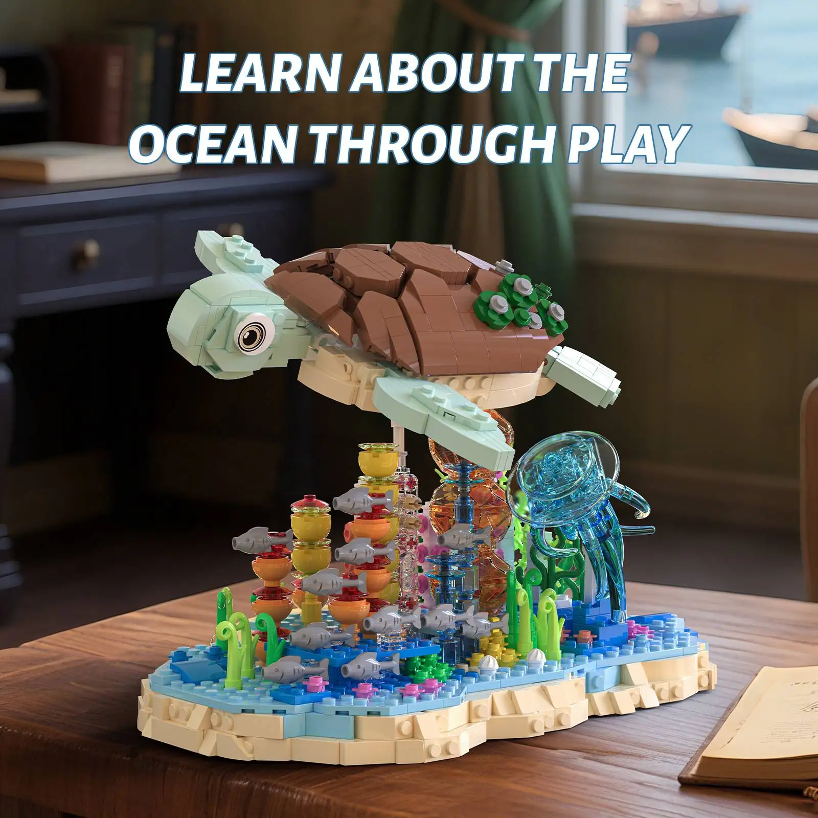 educational-coral-reef-sea-turtle-jellyfish-model-building-blocks-toy-gift-for-children-assembly-ocean-creatures-toys