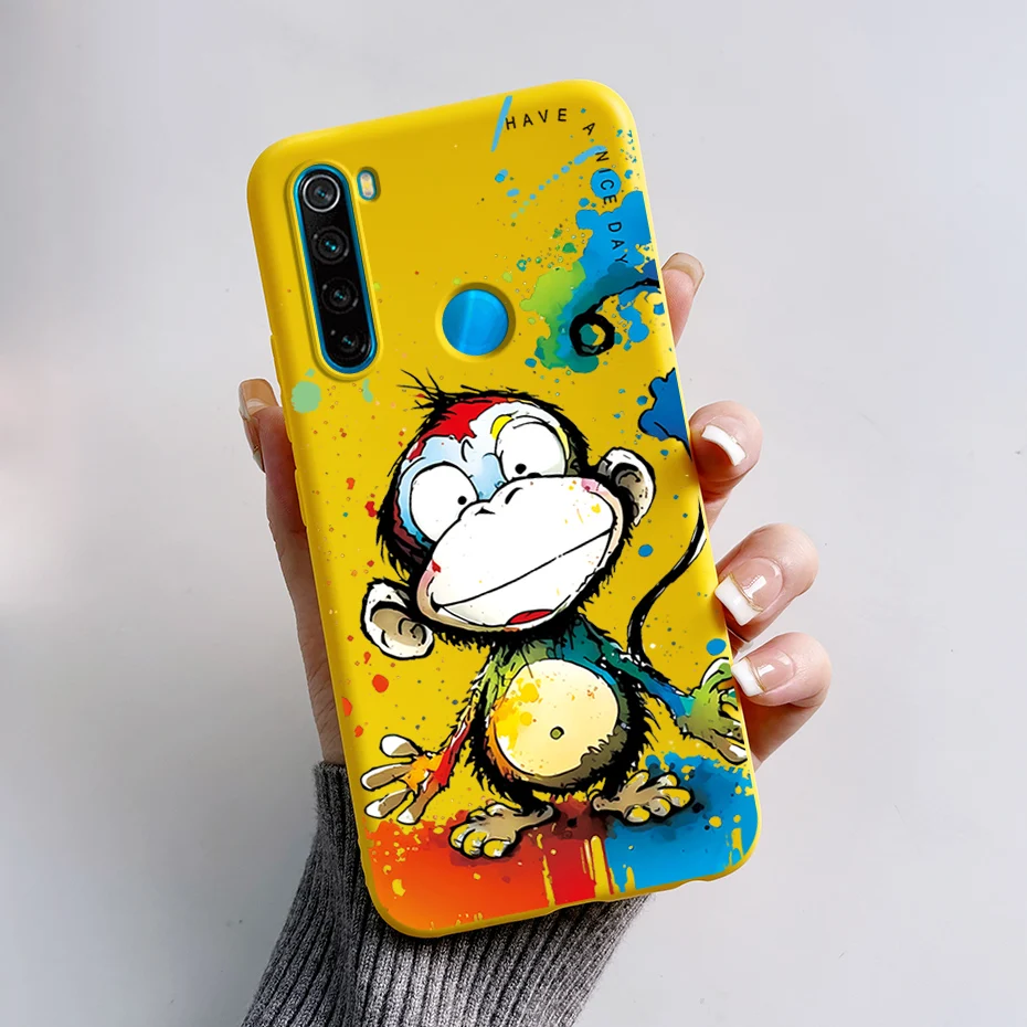 For Redmi Note 8 Case Cover For Xiaomi Redmi Note 8T Phone Case Cute Cartoon Soft Silicone Back Cover For Redmi Note8 8t Coque