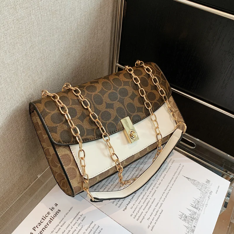 

Women's New Arrival Fashionable High-End Vintage Printed Small Square Bag - Handbag Shoulder Armpit Crossbody Bag