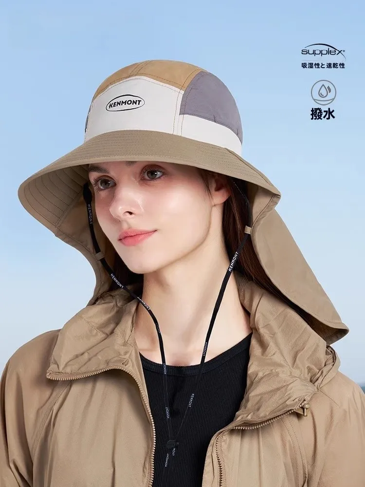 casquette-de-peche-kenmont-a-large-bord-sechage-rapide-protection-solaire-pour-le-cyclisme-en-exterieur-chapeau-respirant-avec-protection-faciale-resistant-a-l'eau-pour-l'ete