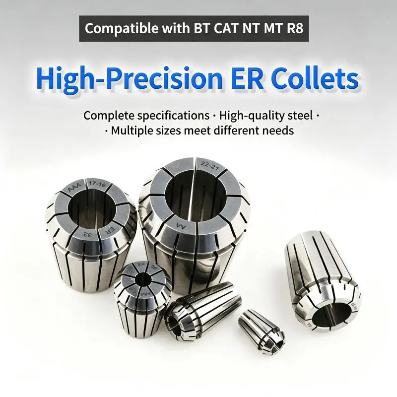 (Ce14)ER25 ER Spring Collet Chuck 0.005mm Accuracy 0.008mm For CNC Milling Tool Holder Engraving Machine Spindle