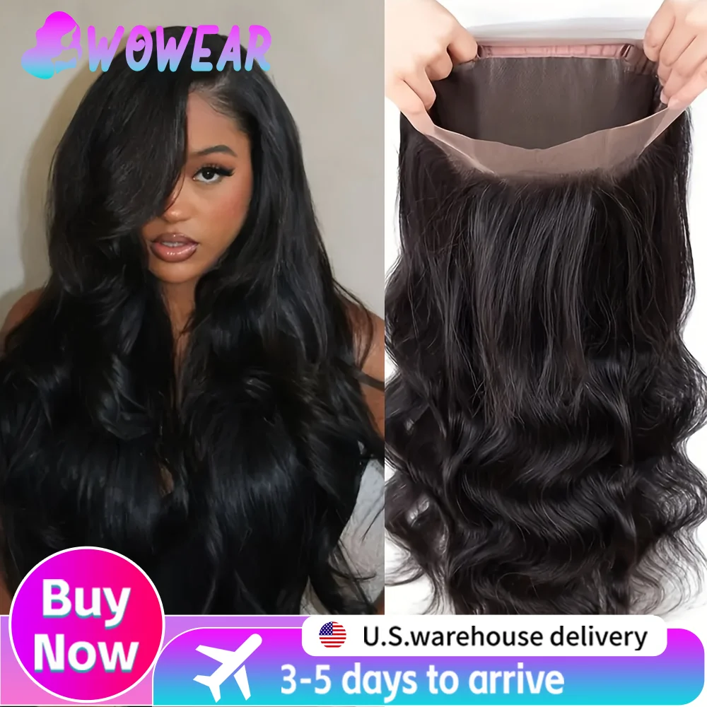 

220 Плотность Объемная волна 13x6 Hd Парик фронтальной части шнурка Человеческие волосы 13x4 Hd Предварительно выщипанные парики шнурка для женщин 360 Полные парики фронта шнурка