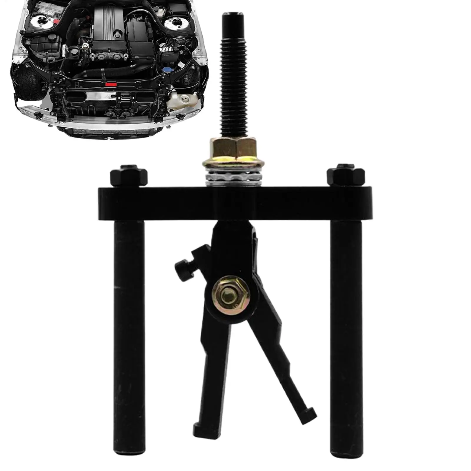 

Bearing Splitter Puller High-Strength Steel 3-Jaw Disassembly Aid Bearing Splitter Tool for Trailer Truck Automotive Sedan