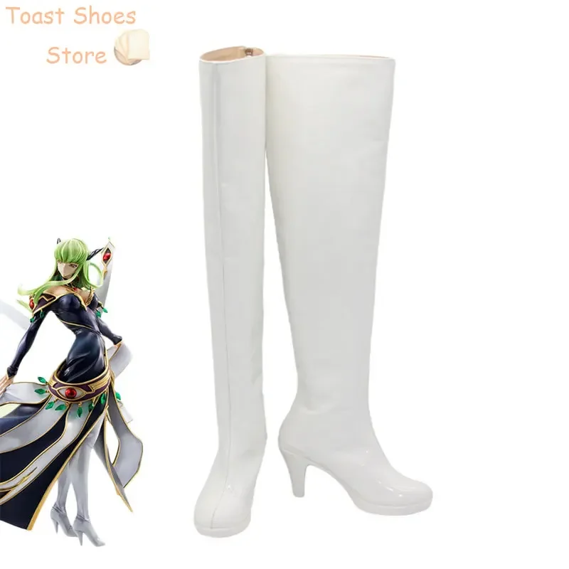 

Аниме Code Geass Queen CC Обувь для косплея Хэллоуин Карнавальные ботинки Обувь из искусственной кожи Косплей Опора Костюм Опора