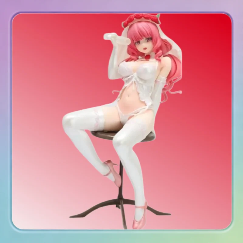 

Anime Peripheral Figurine Model Kaminoshizuku Pink Hair Sitting Pose Figurine Model Desktop Ornament Prize Model Figure Model