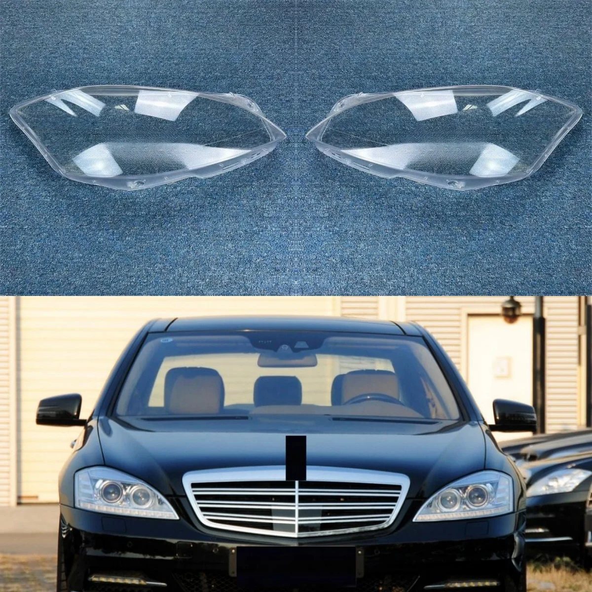 

For Mercedes Benz S Class 2010 2011 2012 2013 W221 S280 S300 S350 S500 Car Accessories Cars Front Headlight Shell Glass Shell