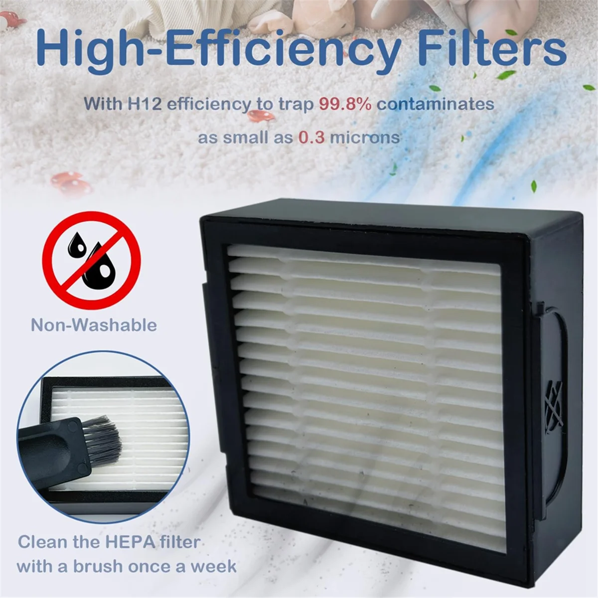 Części zamienne do iRobot Roomba Combo J7+ J7 Plus Części do odkurzaczy (NIE do J7), szczotki gumowe Filtry HEPA