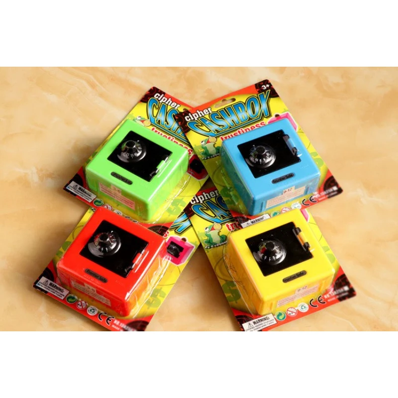 بنك أصبع صغير للتجارة الخارجية مع كلمة مرور، آمن من البلاستيك، توريد مخصص لـ AliExpress وأمازون عبر الحدود، لعبة صغيرة