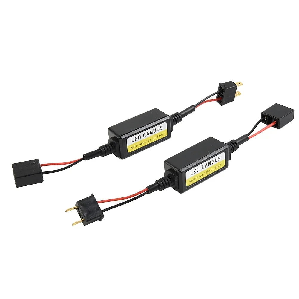 Car Decoders Plug And Play 2pcs/set 30CM Black Easy To Install Fog Light H7 Headlight Practical To Use Car Spare Parts