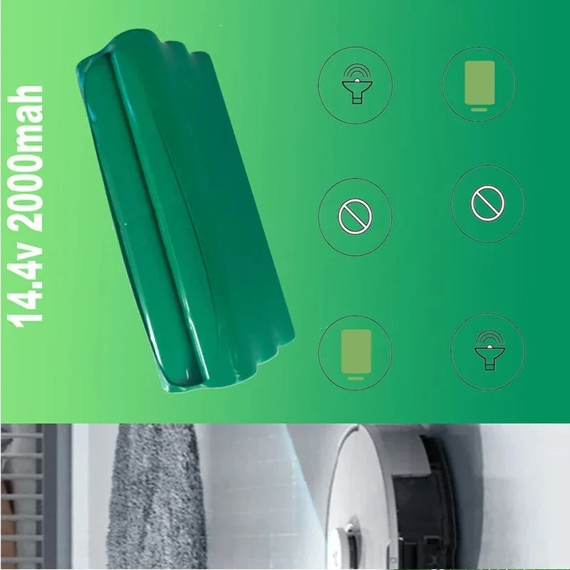

14.4V AA NI-MH 2000mah Vacuum Cleaner Battery for Intelligent Aspirant Robot VONE T285D LiberoV-M600 / M606 V-botT270 / 27