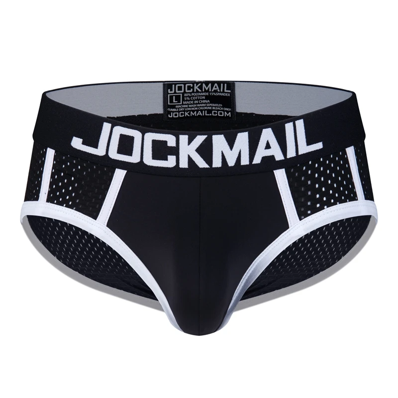 JOCKMAIL Men Underwear Mesh Qucik-Dry Sexy Men Briefs Breathable Mens Slip Cueca Male Panties Underpants Briefs Gay Underwear