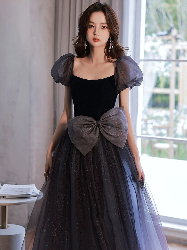 

Платье Ele Fairy Princ Birthday Dr с пышными рукавами, свадебное/вечернее платье из полиэстера, милое, с длинной юбкой