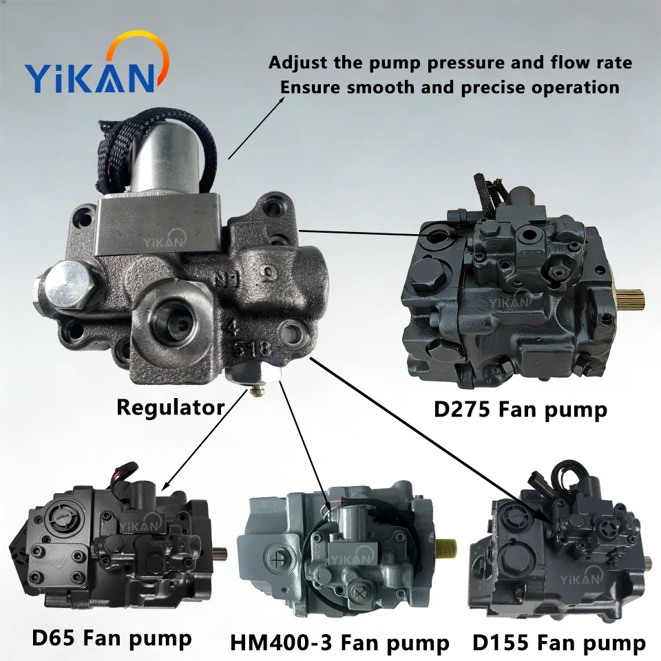 D155A-6 Hydraulic Pump For Komsu Bulldozer Fits D275-6R 708-2G-04220 708204220 High Quality Replacement Parts