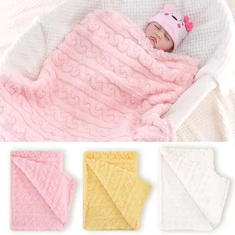 솔리드 컬러 태 피터 아기 담요 슈퍼 부드러운 신생아 Swaddle 담요 따뜻한 어린이 담요 가볍고 편안한