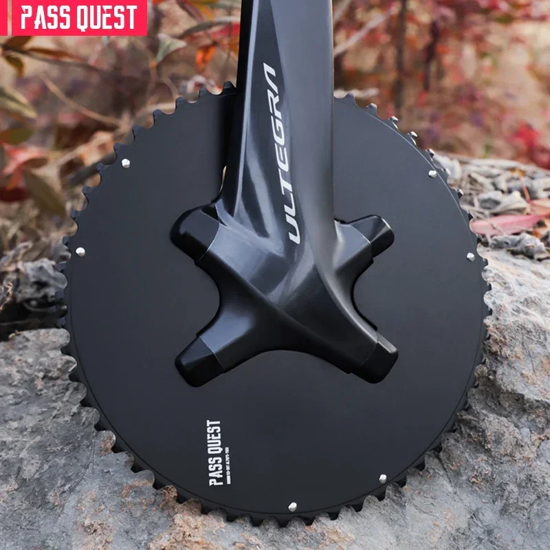 

110BCD 2X полностью закрытые круглые звездочки, дорожный велосипед, гравийный велосипед 11-12S для кривошипа R9100 R8000 R7000