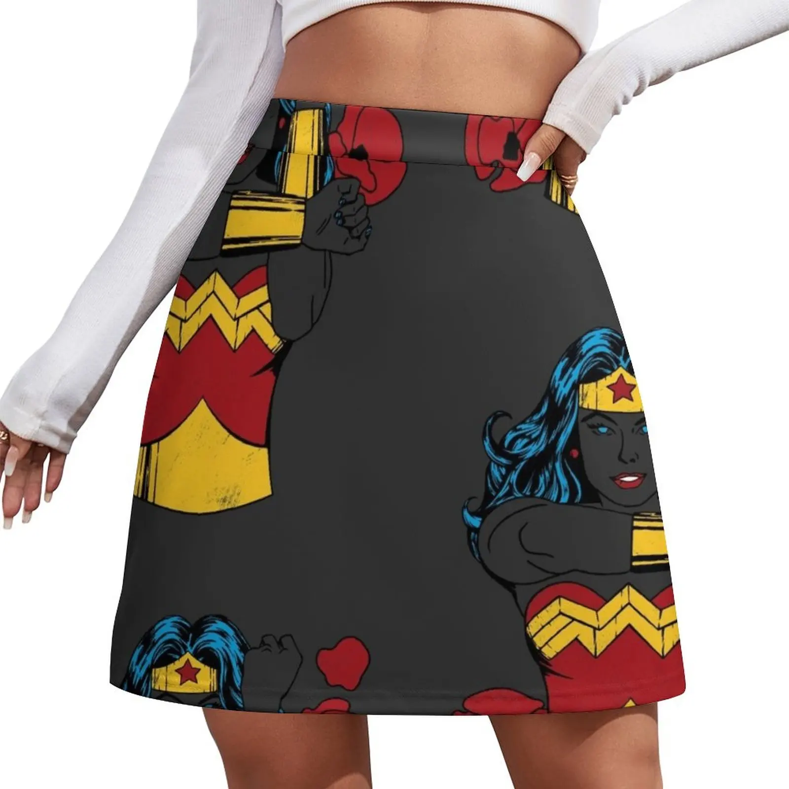 

Потрясающий комплект с мини-юбкой в корейском стиле, летние наряды для женщин 2026, юбка миди для женщин