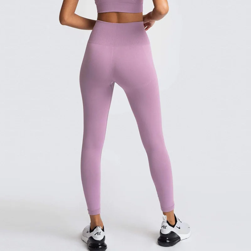 Frauen nahtlose Yoga Leggings Push-up Sport Leggings Fitness Fitness Sport Legging enge Workout Mode Butt Lift Laufhose