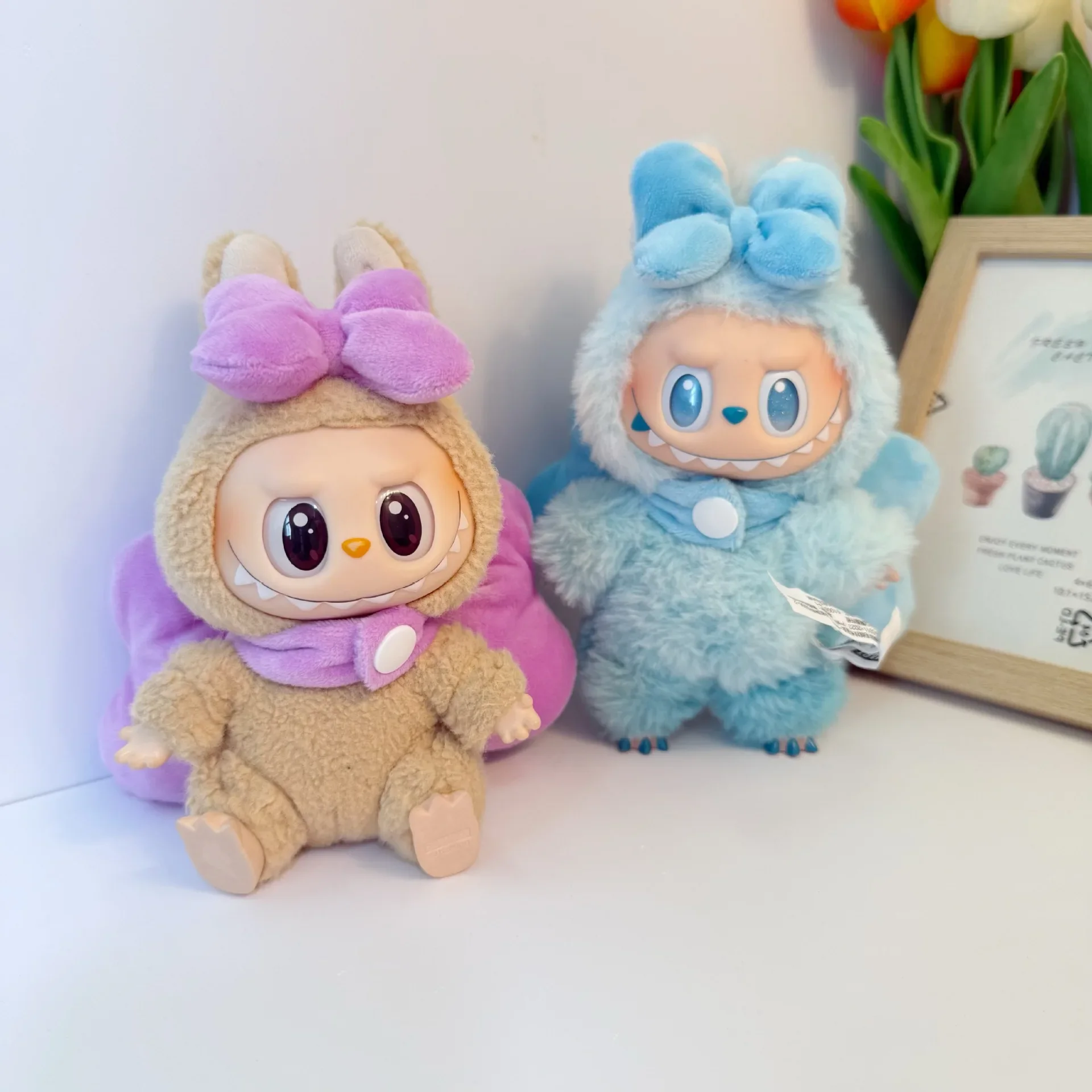 

Для Labubu V1 V2 V3 17 см идольная одежда, красочное платье с бантом, мода Мэри кота, милая одежда без кукол