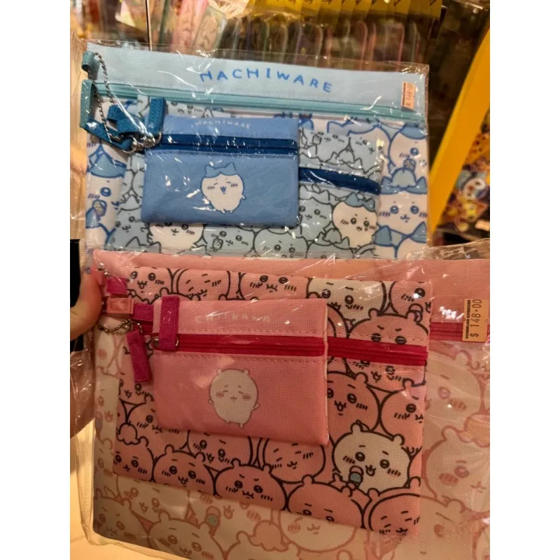 

Cute Cartoon Jikawa .chiikawaFile Storage Zipper Pencil Bag Makeup Bag - Stationery Organizer
