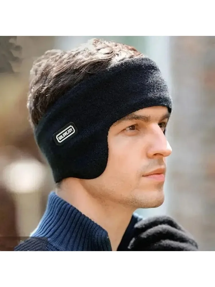 AliExpress Winter Ski Ear Muff Headband 2-in-1: Windproof, Double-Layer Warm for Skiing, Cycling, Running, Fitness & Camping