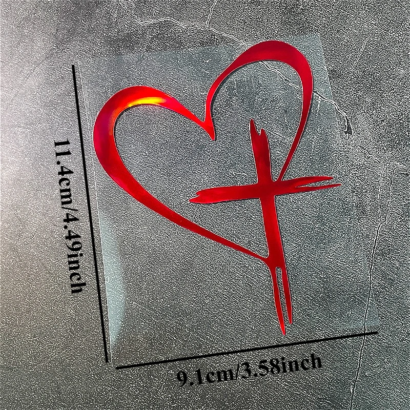 1PC Jesus Cross Faith Motorcycle Sticker Waterproof for Motorcycle Fuel Tank Tailbox Fairing Car Windows Universal Vinyl Decals