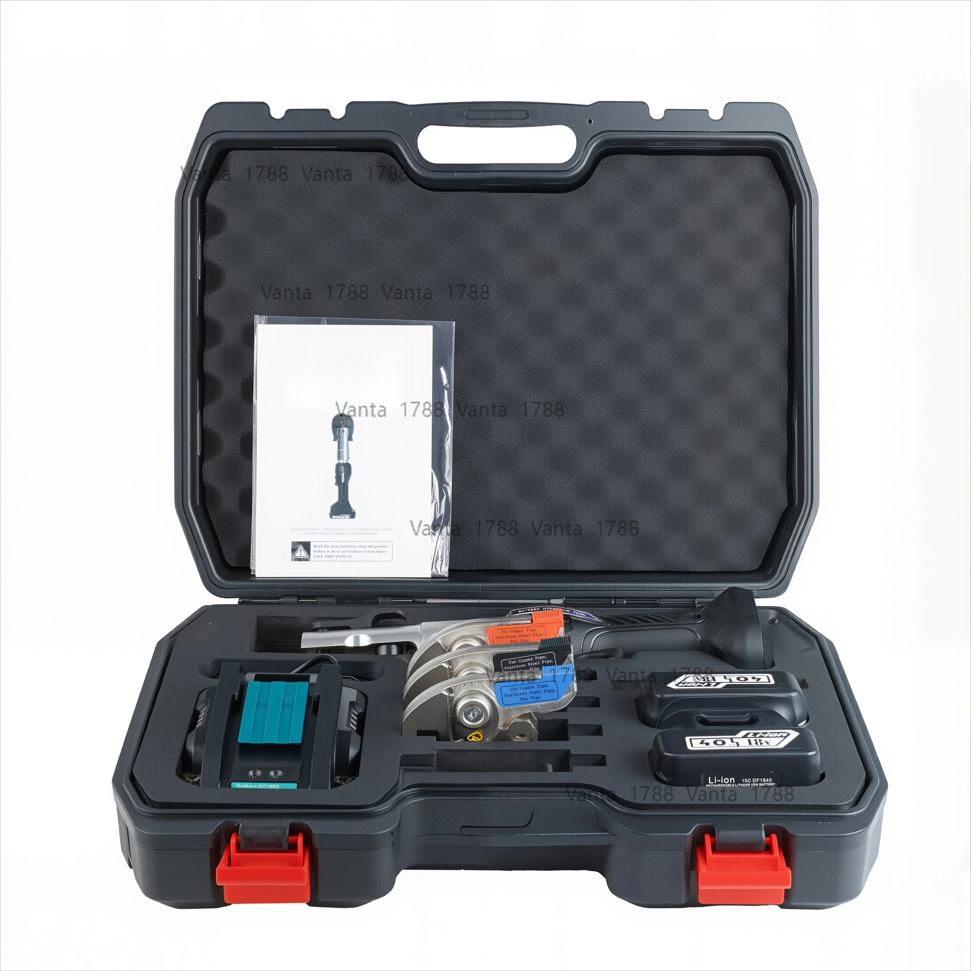 EP-1525 Cordless Battery Powered Hydraulic Crimping Tool Stainless Steel Tube Pipe Crimper Cordless Crimping Tool