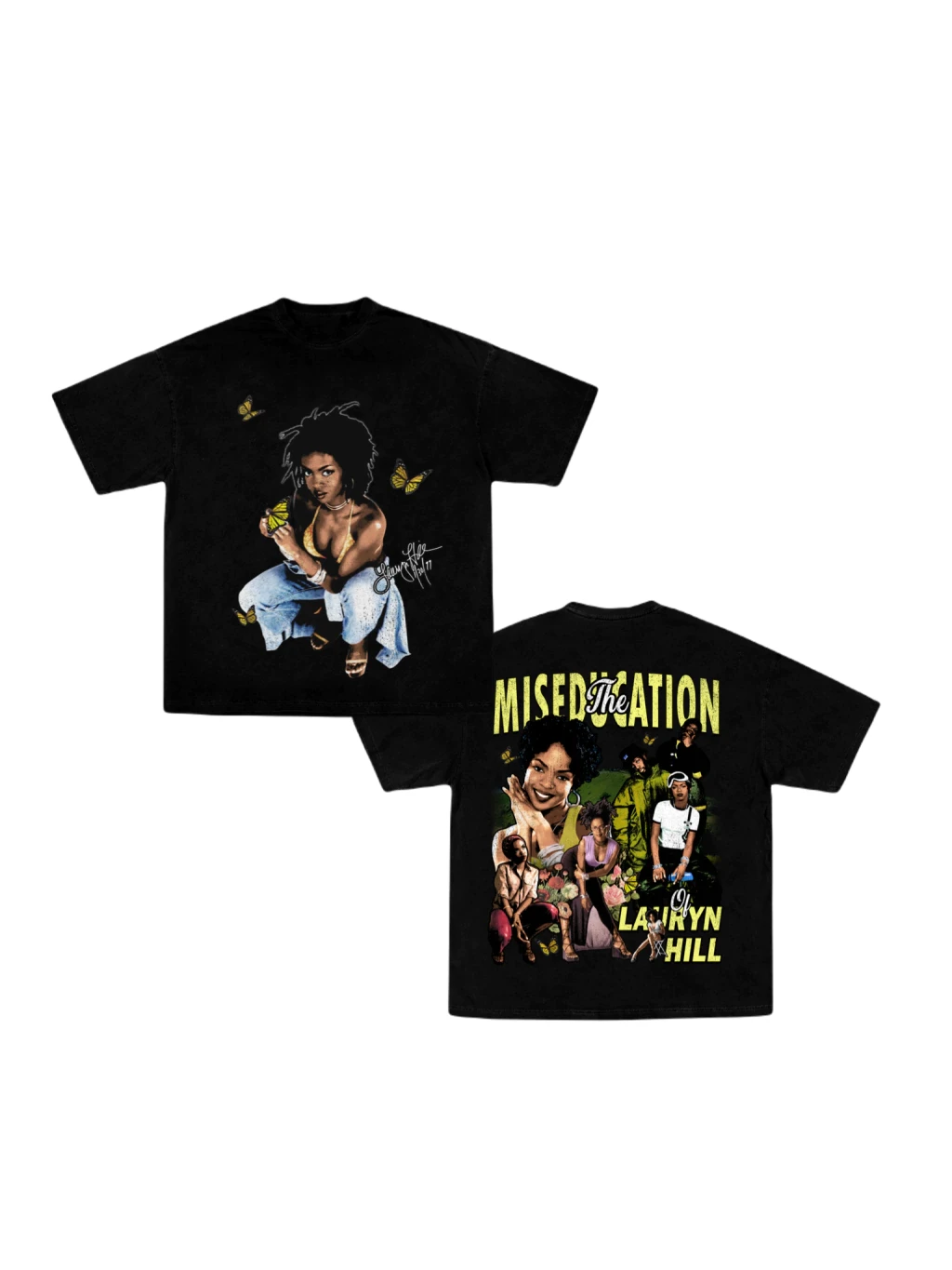 Fashion Singer LAURYN HILL  T Shirt Mens Womens Cotton Tees Ummer Casual Short Sleeve Round Neck Clothing Loose Tops Trend
