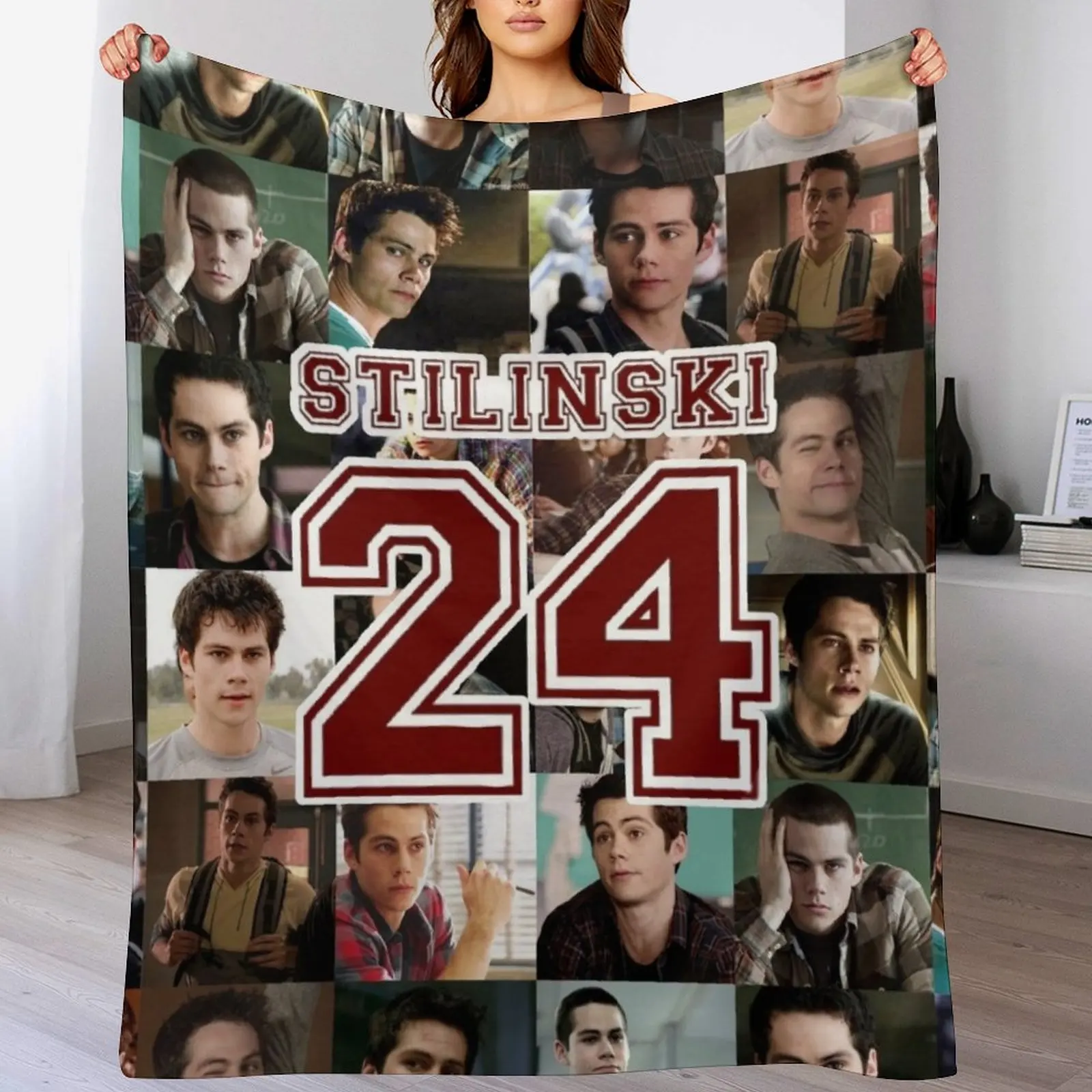 Stilinski 24 Throw Blanket For Sofa Thin Warm Blankets